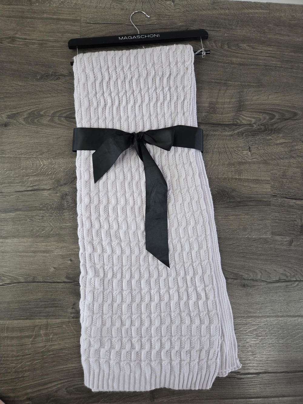 MAGASCHONI Home Viscose Blend Lavender Throw - NEW